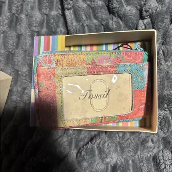 Fossil Multicolor Floral Wallet - Picture 2 of 4